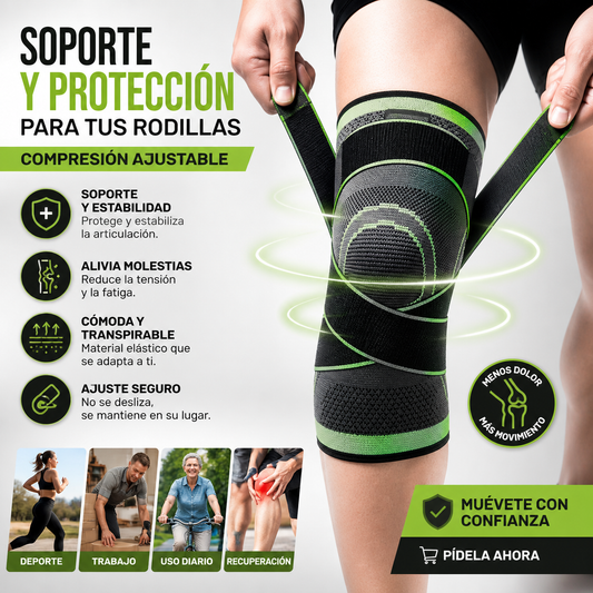 Rodillera de Compresión Ajustable